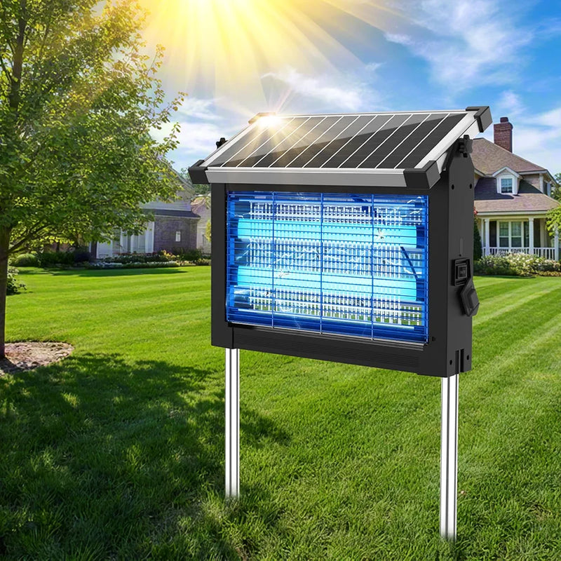 Solar Electric Mosquito Zapper for Outdoor Use