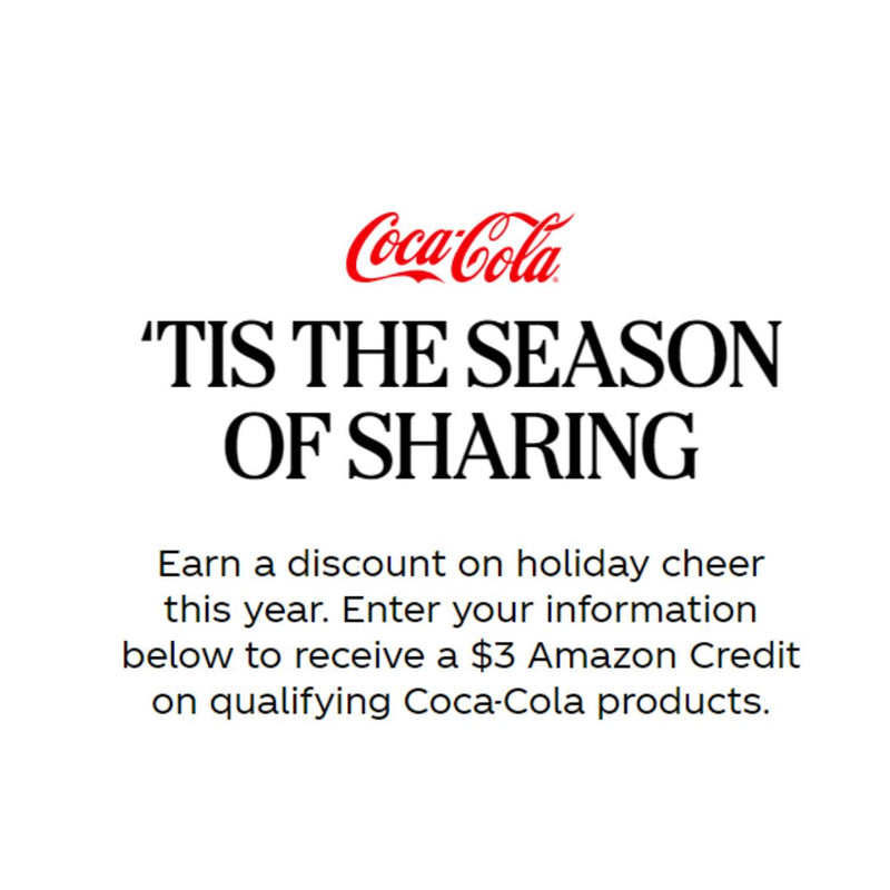 Get A $3 Amazon Credit Form From Coca Cola Company