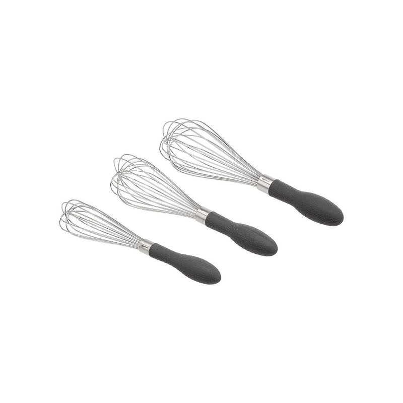 Stainless Steel 3-Piece Wire Whisk Set