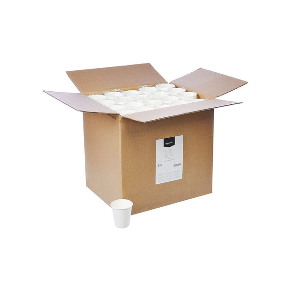 1,000 Amazon Basics 8oz Paper Hot Cups