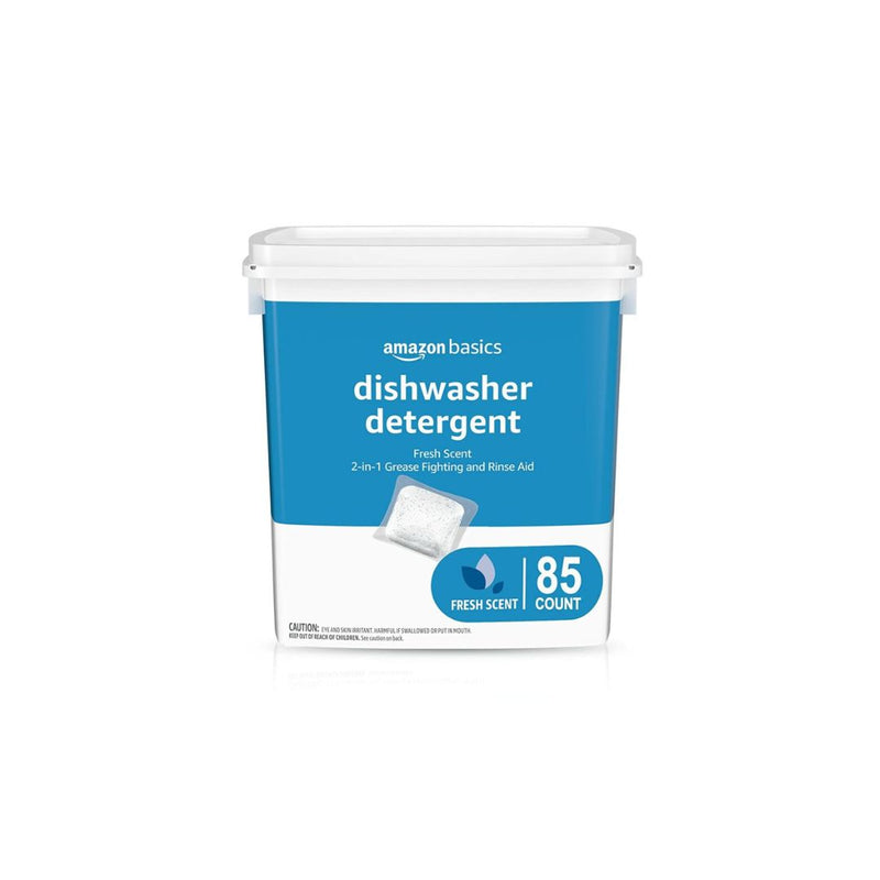 85-Count Amazon Basics Dishwasher Detergent Pacs, Fresh Scent