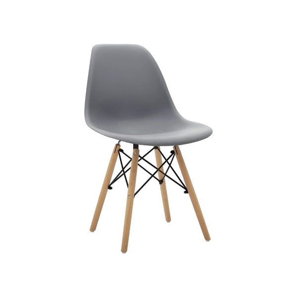 CangLong Modern Mid-Century Shell Lounge Plastic Chair
