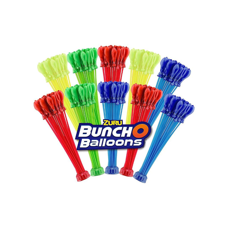 Bunch O Balloons Multi-Colored (10 Bunches) 350+ Rapid-Filling Self-Sealing Instant Water Balloons