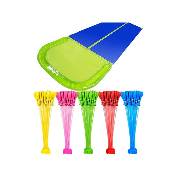 Bunch O Balloons Water Slide Wipeout 2 Lane