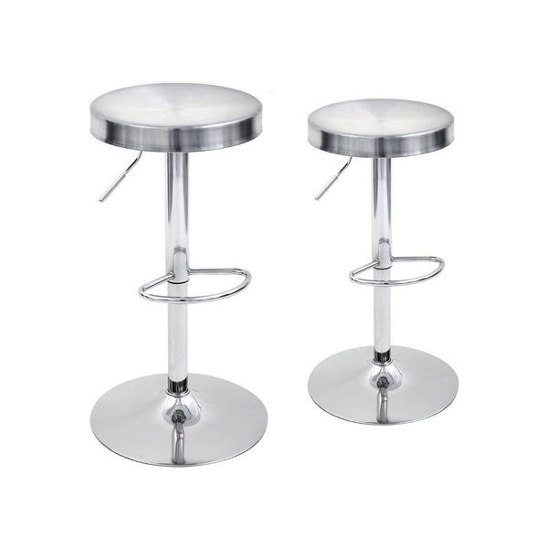 CangLong Set of 2 Modern Swivel Adjustable Height Barstools