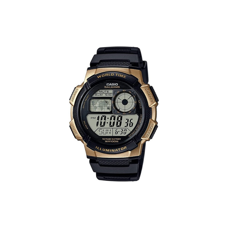 Casio Men’s ’10 Year Battery’ Quartz Stainless Steel And Resin Watch
Via Amazon