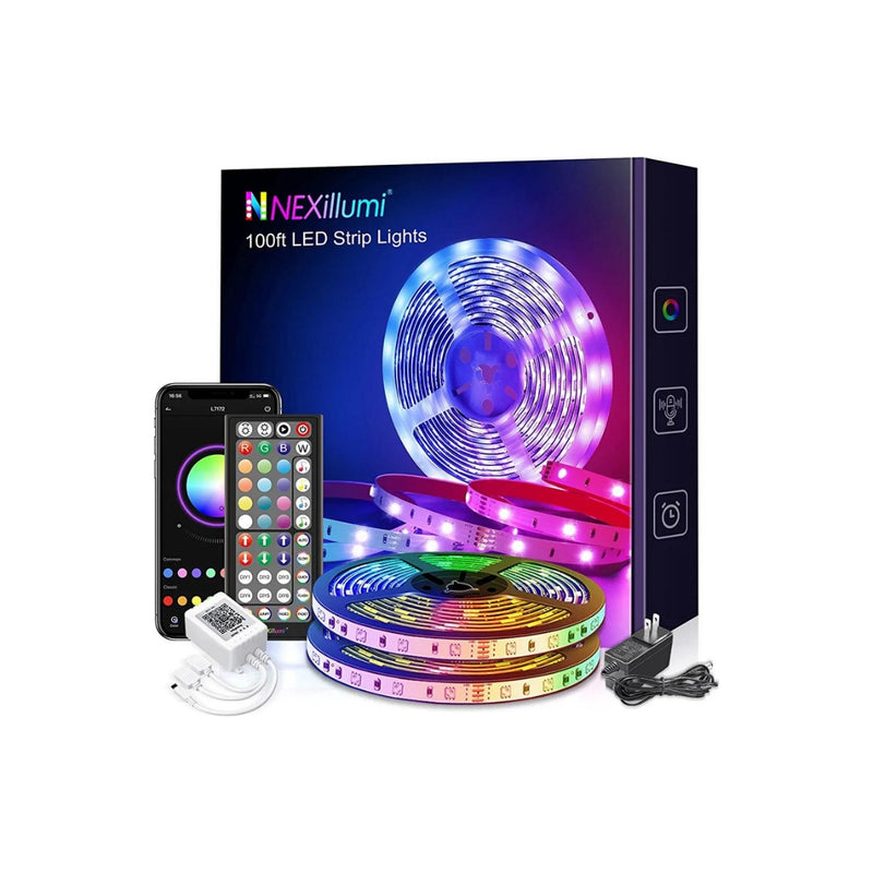 100 ft LED Lights with Remote