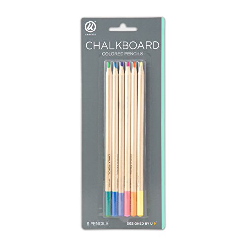 Chalkboard Colored Pencils, Assorted Colors, 6-Count Via Amazon