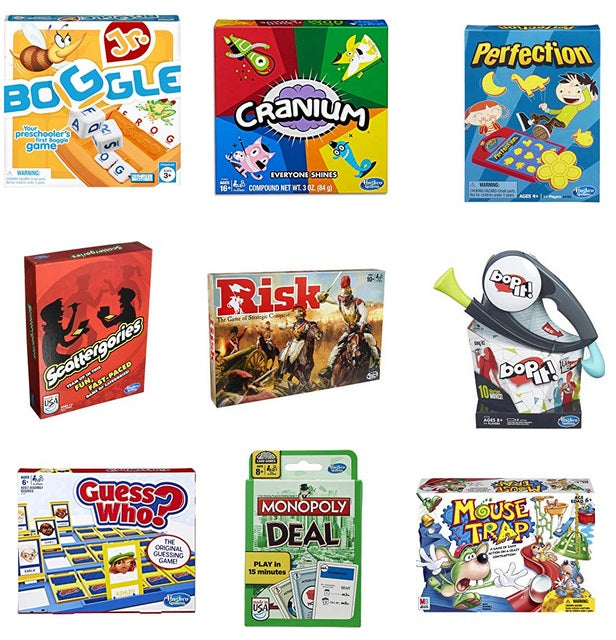 Save up to 50% on Monopoly and Hasbro games Via Amazon