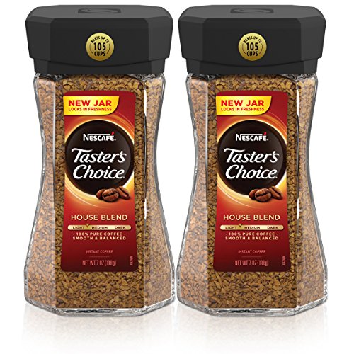 2 Pack Nescafe Taster's Choice House Blend Instant Coffee, 7 Ounce Via Amazon