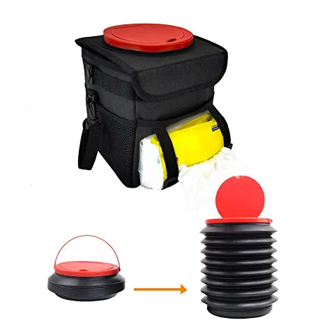 Car Trash Can with Lid-Leakproof Via Amazon