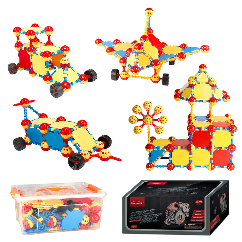 Building Toys, Kids Learning Educational STEM Toy Set Via Amazon