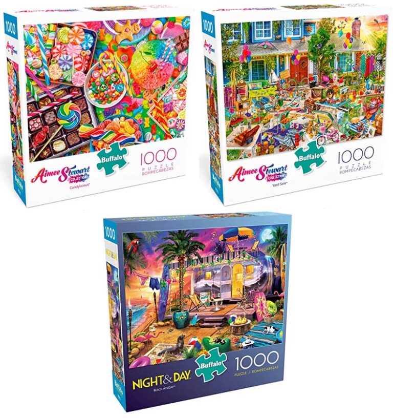 Buffalo Games 1000 Piece Jigsaw Puzzles Via Amazon
