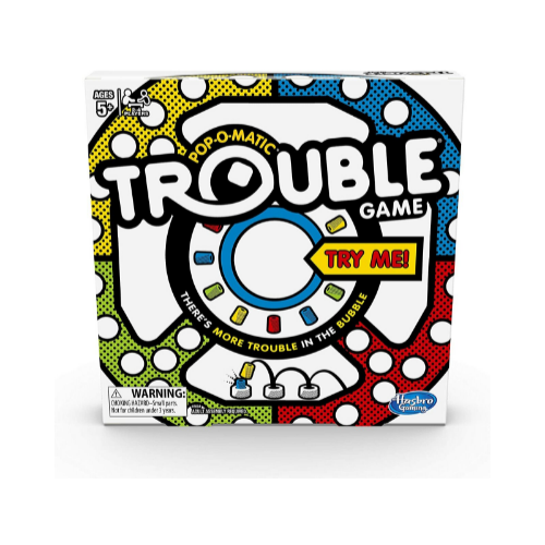 Hasbro Gaming Trouble Board Game Via Amazon
