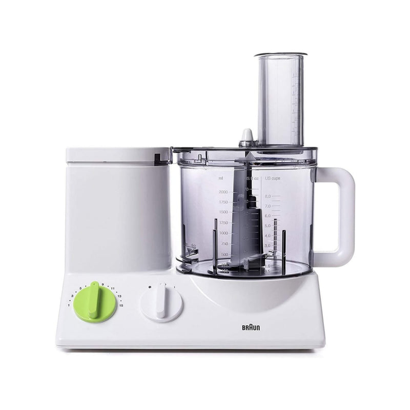 Braun 12 Cup Food Processor Includes 7 Attachment Blades + Chopper and Citrus Juicer Via Amazon