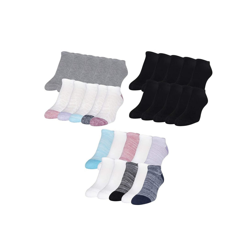 10 Pairs of Women’s Gold Toe Cushion No Show Socks
(3 Colors) Via Amazon