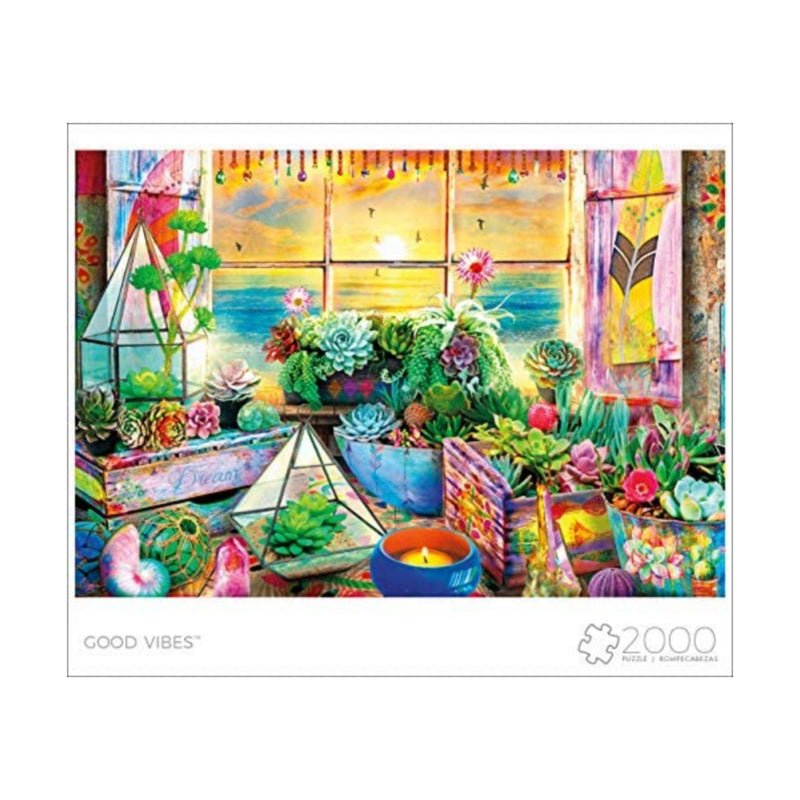 Buffalo Games Good Vibes 2,000 Piece Jigsaw Puzzle
Via Amazon