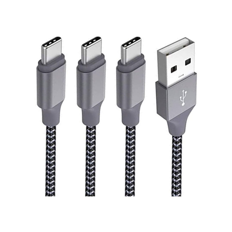3-Pack 6FT USB Type C Charger Cable Fast Charging