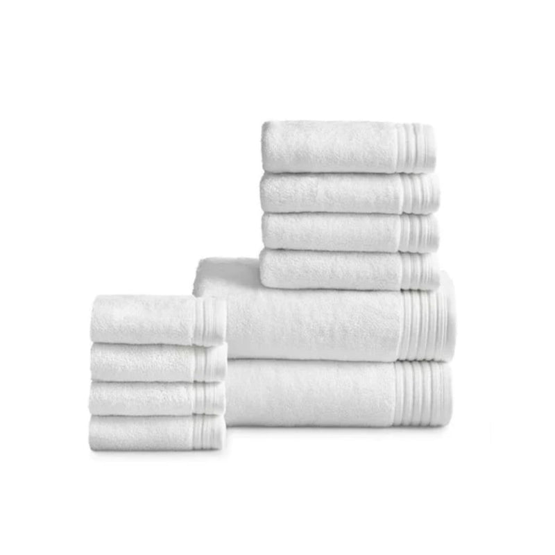 10 Piece Hotel Style Egyptian Cotton Towels