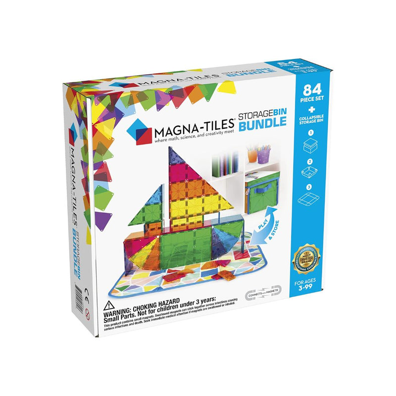Magna Tiles 84-Piece Storage Bin Bundle Via Amazon