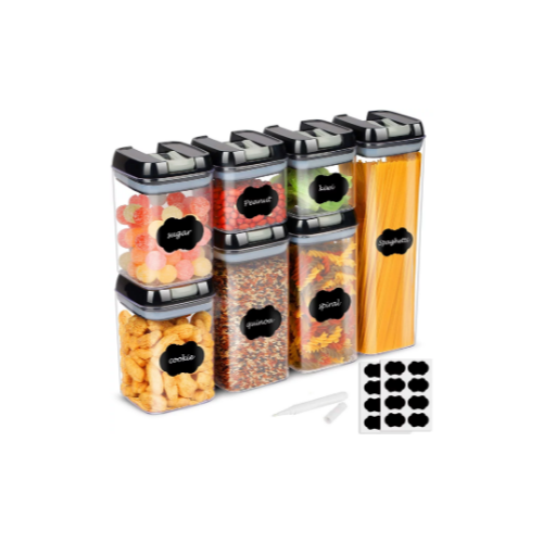 7 Sets Food Storage Containers with Lid Via Amazon