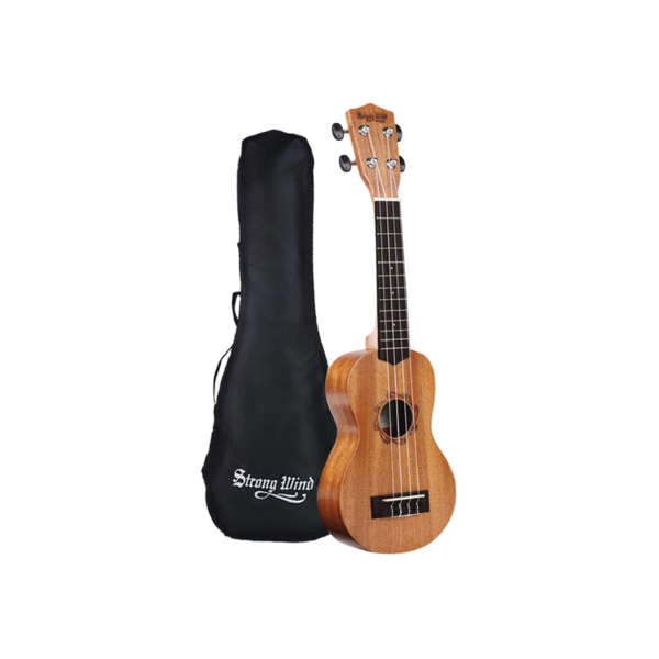 Mahogany Soprano Ukulele for Beginners With Bag via Amazon