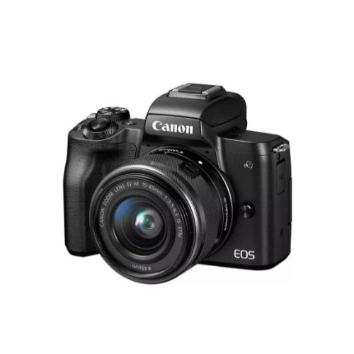 Canon EOS M50 Mirrorless Vlogging Camera Kit with EF-M 15-45mm Lens Via Amazon