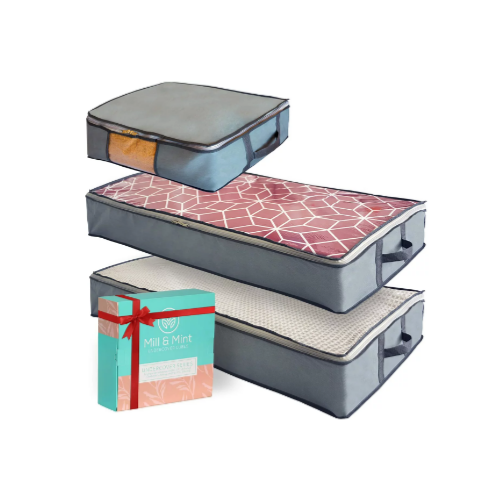 3 Under Bed Storage Bins Via Amazon