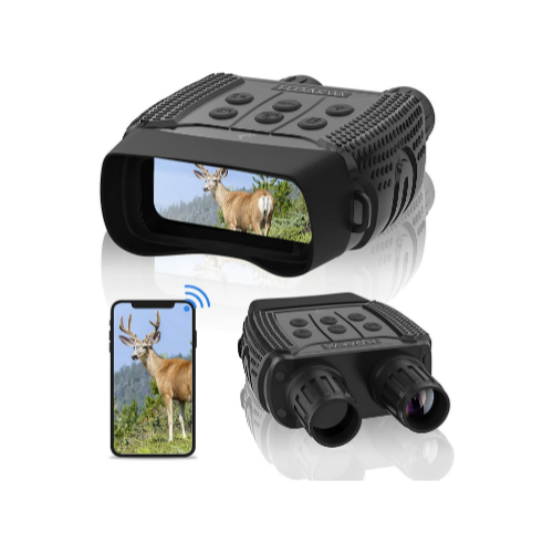 Hudakwa 1280x960 WiFi Night Vision Binoculars w/ 32GB microSD Card Via Amazon