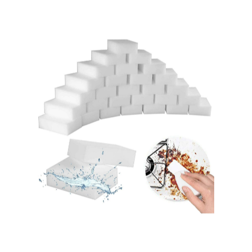 100 Pack Magic Cleaning Sponges Eraser Via Amazon