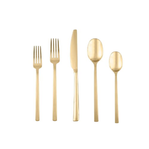 Cambridge Beacon Gold Mirror 20-Piece Flatware Set, Service for 4 Via Macy's