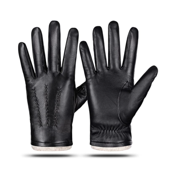 Cashmere Lining Leather Touchscreen Gloves (3 Colors) Via Amazon
