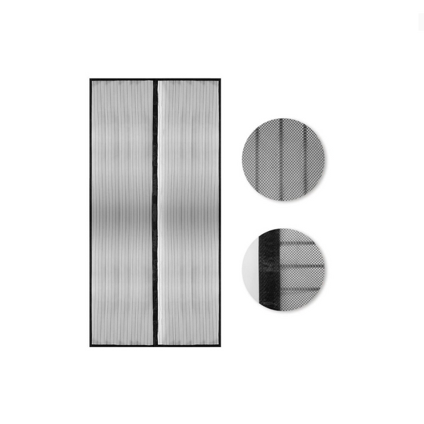 Heavy-Duty Self-Sealing Magnetic Screen Door Via Amazon