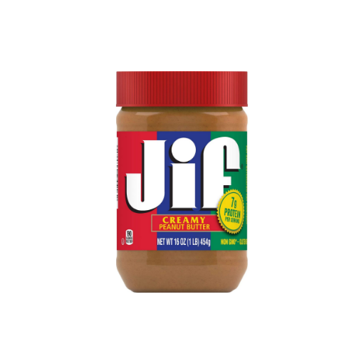3 Pack Of 16oz Jif Creamy Peanut Butter