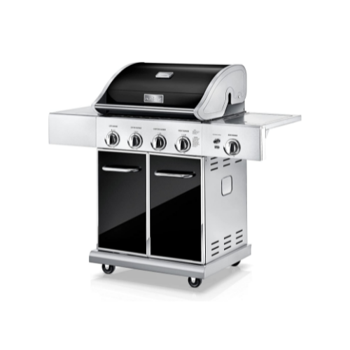 NutriChef Heavy-Duty 5-Burner Propane Gas Stainless Steel 52,000 BTU Grill With Side Burner Via Amazon