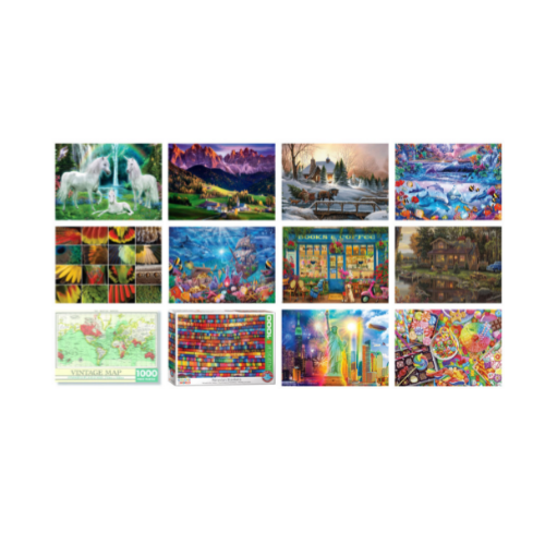1,000 Piece Jigsaw Puzzles On Sale via Amazon