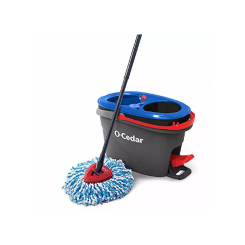 O-Cedar EasyWring RinseClean Microfiber Spin Mop & Bucket Floor Cleaning System