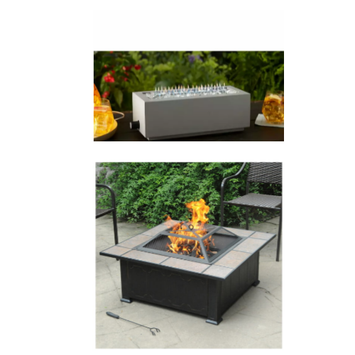 Better Homes & Gardens 14-inch Rectangle Tabletop Gas Burning Fire Pit Via Walmart
