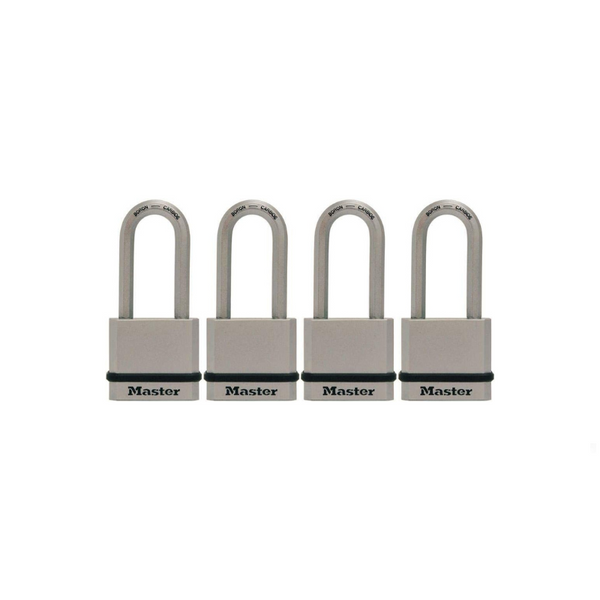4 Master Lock Solid Steel Padlocks Via Amazon