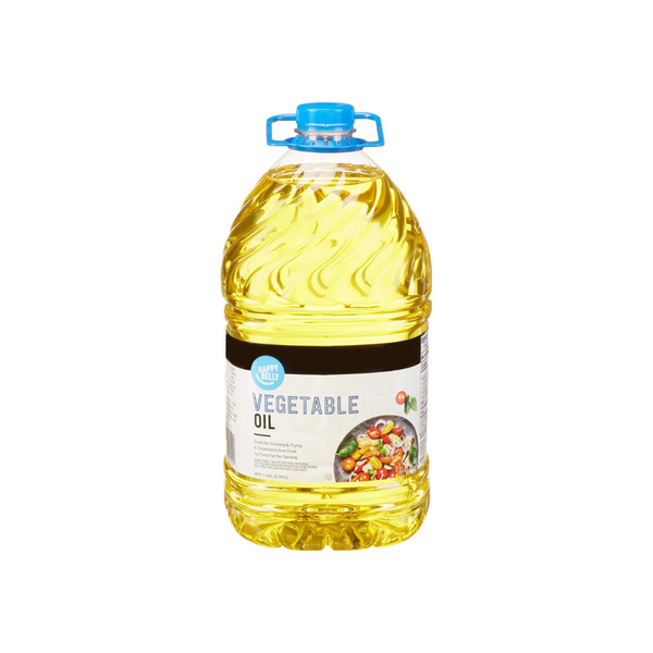 1 Gallon Bottle of Amazon Brand Happy Belly Vegetable Oil Via Amazon