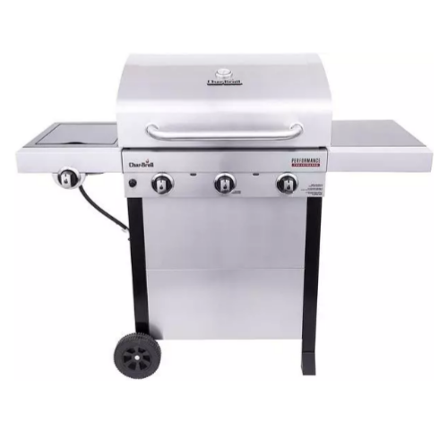 Char-Broil Performance 3-Burner Cart Style Gas Grill,  Bristle Grill Brush Via Amazon
