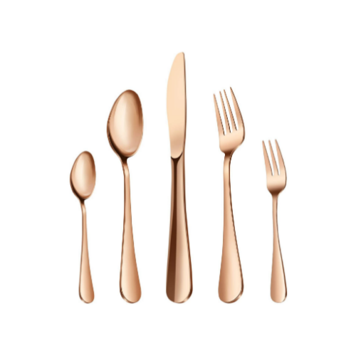 20Pcs Rose Gold Silverware Set Stainless steel Via Amazon