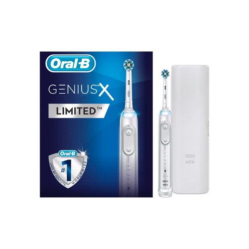Oral-B Genius X Limited, Rechargeable Electric Toothbrush with Artificial Intelligence Via Amazon