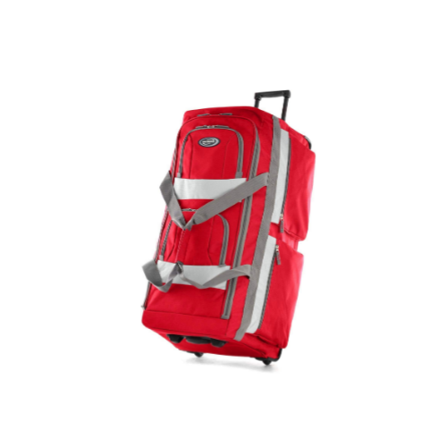 Olympia 8 Pocket Rolling Duffel Bag, 22 inch Via Amazon