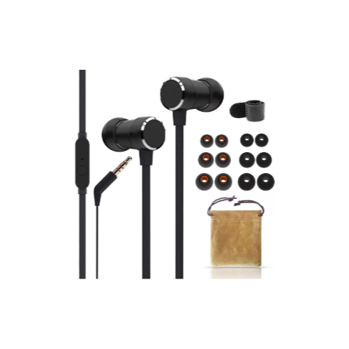 Earbuds Wired Stereo Bass Via Amazon