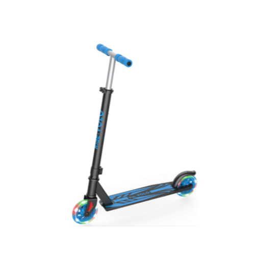 Kick Scooter With Flash Wheels Via Amazon