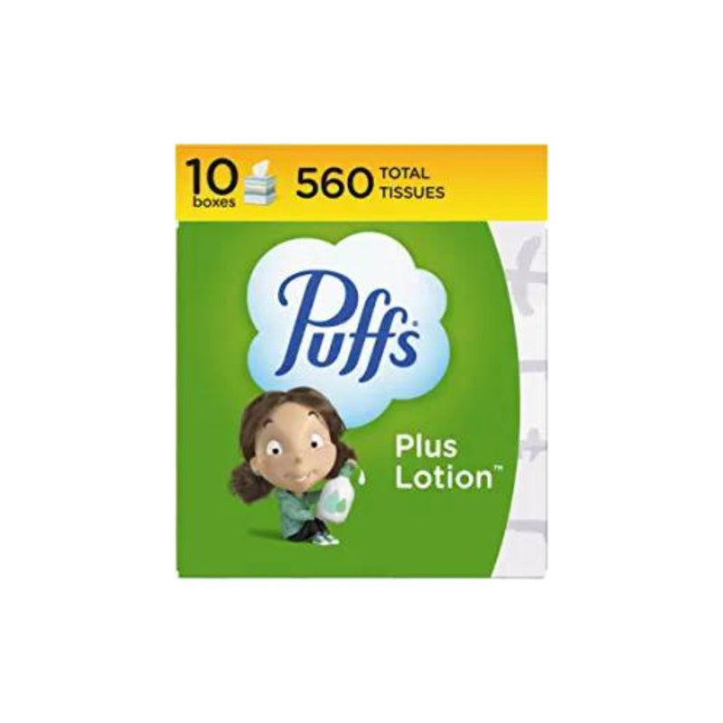 10 Cubes Of Puffs Plus Lotion Facial Tissues
Via Amazon