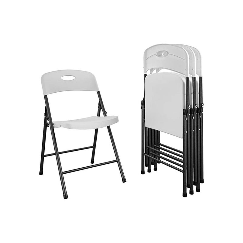 4 Cosco Solid Resin Folding Chairs