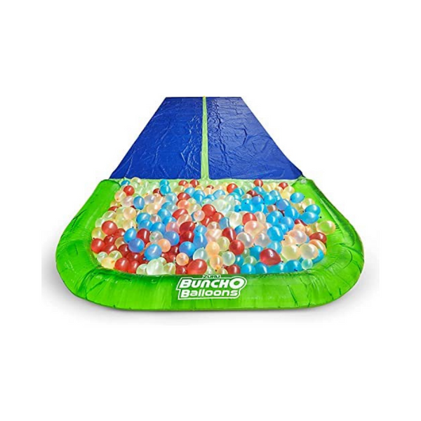 Bunch O Balloons Water Slide Wipeout 2 Lane + 5 Balloon Bunches (165+ Water Balloons) Via Amazon