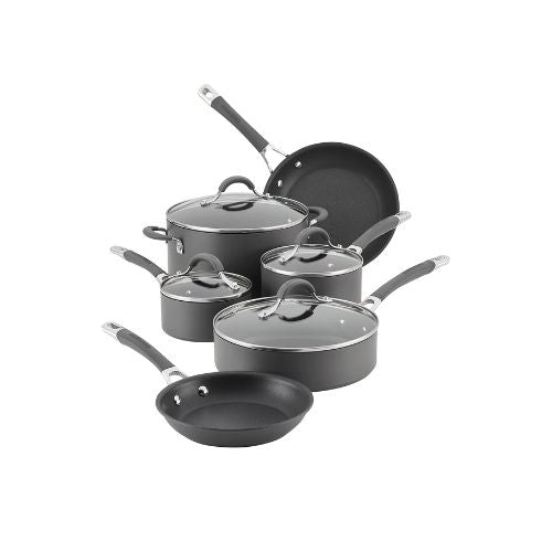 Circulon Radiance 10 Piece Hard Anodized Nonstick Cookware Pots and Pans Set Via Amazon